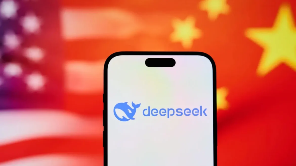 DeepSeek AI app interface showing an advanced AI assistant redefining modern artificial intelligence technology
