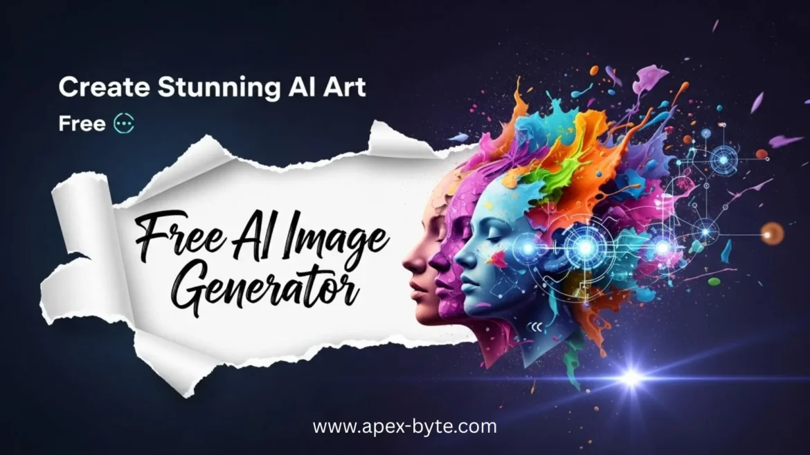 Free AI image generator creating stunning AI art without sign-up using advanced artificial intelligence tools