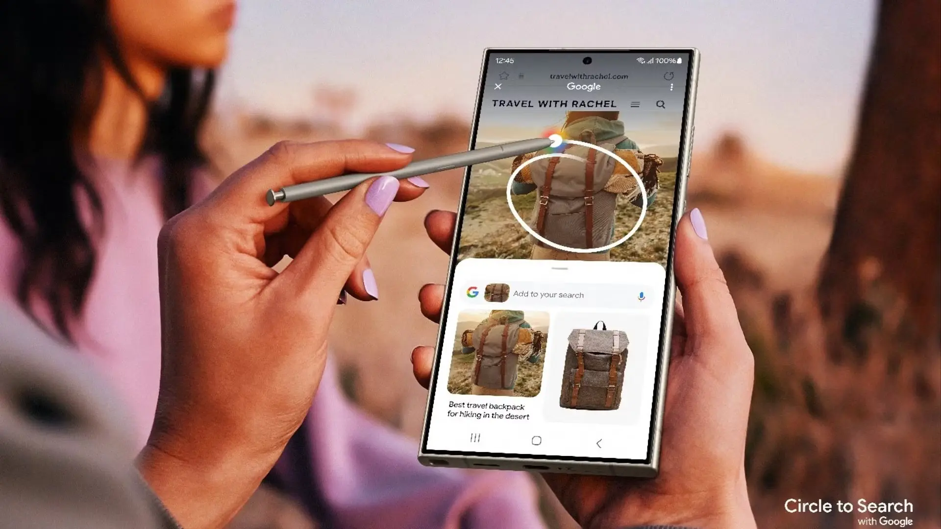 Samsung Galaxy AI camera using visual search and smart recognition