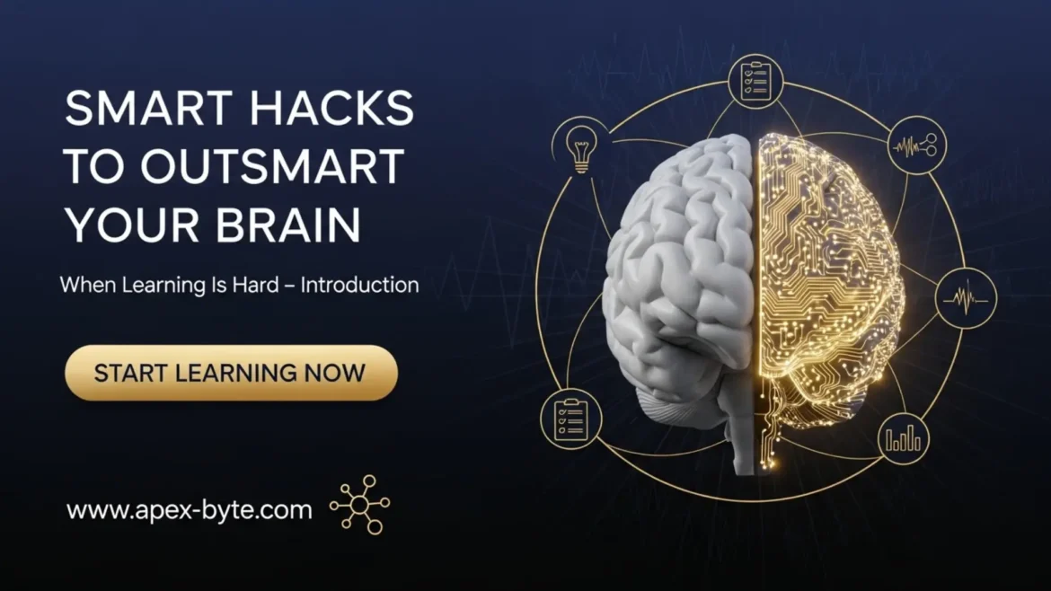 Smart hacks to outsmart your brain when learning feels hard
